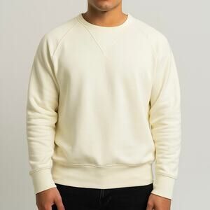 Johnson Motors Sweatshirt in Light Yellow